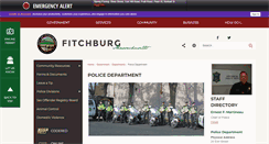 Desktop Screenshot of fitchburgpolice.com